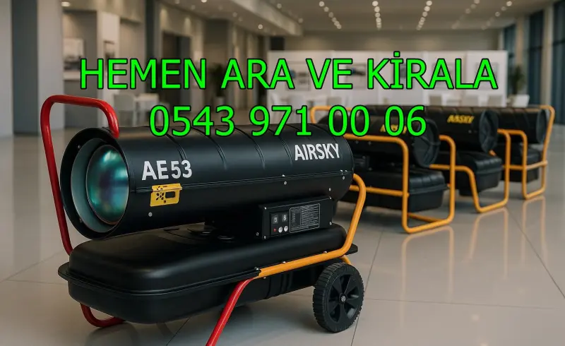 Ankara Mazotlu Isıtıcı Kiralama Şirketleri Mazotlu Elektrikli Isımak Isıtıcı Kiralama