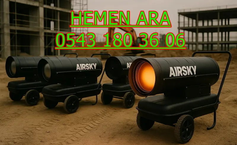 Ankara Taşınabilir Mazotlu Isıtıcı Mazotlu Elektrikli Isımak Isıtıcı Kiralama