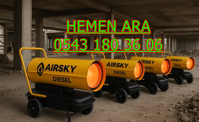 İstanbul Isımak Mazotlu Isıtıcı Kiralama Mazotlu Elektrikli Isımak Isıtıcı Kiralama